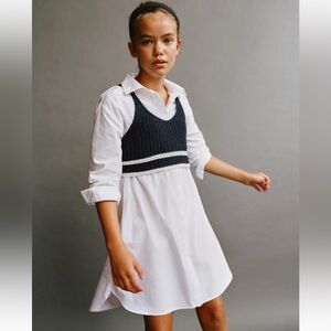 Girls Zara shirt dress